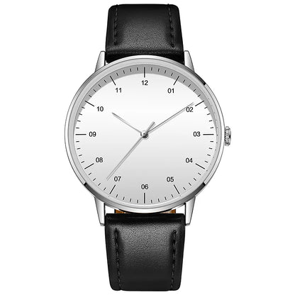 Business Watch  Leather Strap- No Logo  !