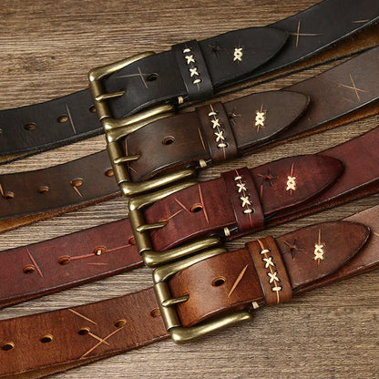 Men High Quality Genuine Leather Belt