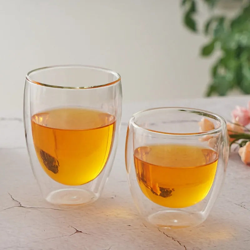 Double Wall Glass Cups